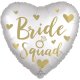 Balon foliowy serce - Bride Squad - 45 cm