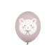 Balon lateksowy 30 cm - Miś - Pastel Warm Grey