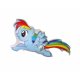 Kucyk Rainbow Dash - balon foliowy na hel lub powietrze - 53 x 102 cm