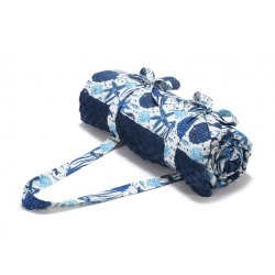 Koc Picnic z kieszonką, Mata do zabawy XL - Santorini, Navy- La Millou