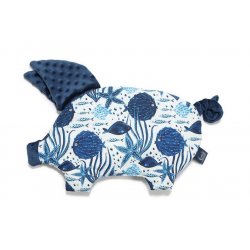 Poduszka Sleepy Pig, Santorini, Navy, La Millou