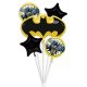 Bukiet balonów foliowych "Batman - Justice League" - 5 balonów