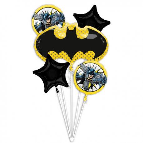 Bukiet balonów foliowych "Batman - Justice League" - 5 balonów