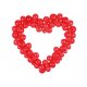 Girlanda z Balonów - Czerwone serce ze stelażem - 160 cm