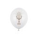 Balon biały 30cm, I Komunia Święta - IHS