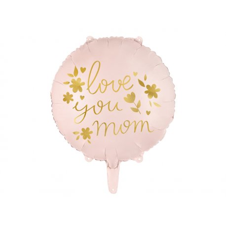 Balon Love You Mum - Kocham Cię Mamo - 45 cm