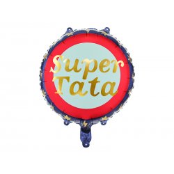 Balon foliowy "Super Tata" - 45 cm