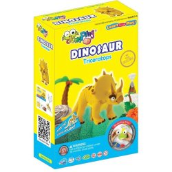 Jumping Clay, Dinozaur - Triceratops