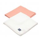 Biscuit Collection- Pieluszki 100 % cotton muslin - Papaya, Off White, La Millou