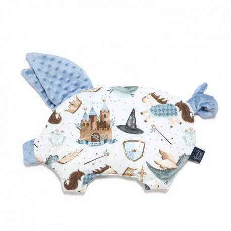 Poduszka Sleepy Pig, Prince, Wind Blue, La Millou