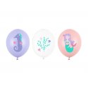 Balony lateksowe 30 cm - Morski Świat - Syrenki