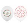 Balony lateksowe 30 cm, Love - Boho