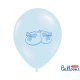 Balony 30 cm, Buciki - Niebieski pastelowy