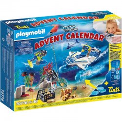 Playmobil 70776 - Kalendarz adwentowy "Zabawa w wodzie - Akcja nurków policyjnych"