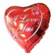 Balon foliowy serce 18" - I Love You