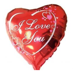 Balon foliowy serce 18" - I Love You