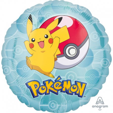 Balon foliowy Pokemon - Pikachu - 43 cm