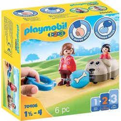 Playmobil 70406 - 1.2.3 - Mój piesek na kółkach