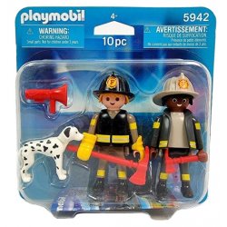 Playmobil 5942 - DuoPack Strażacy z psem