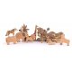 Drewniane zwierzątka, figurki zwierząt z dżungli, Bajo 25230