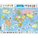 Larsen, puzzle edukacyjne, Mapa polityczna Świata