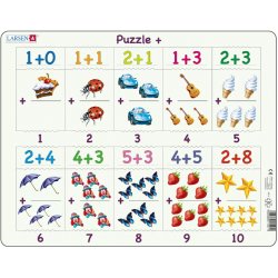 Larsen, puzzle edukacyjne, Nauka dodawania od 1 do 10
