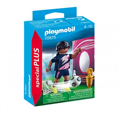 Playmobil 70875, Piłkarka z bramką