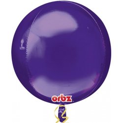 Balon dekoracyjny Orbz (Kula) - Fioletowy