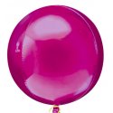 Balon dekoracyjny Orbz (Kula) - Ciemny Róż
