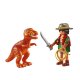 Playmobil 71206, duopack, tropiciel z T Rexem