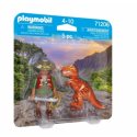 Playmobil 71206, duopack, tropiciel z T Rexem