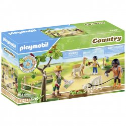 Playmobil 71251, wędrówka z alpakami