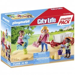 Playmobil 71258, opiekunka z dziećmi na spacerze