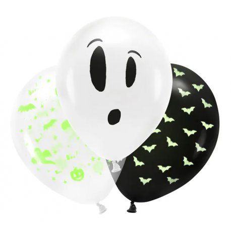 Balony UV - Halloween - Zestaw 3 sztuk