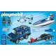 Playmobil 5187 - Pojazd terenowy policji z motorówką