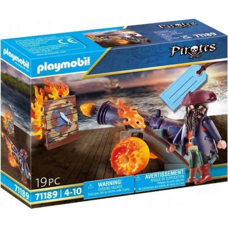 Playmobil 71189, pirat z armatą