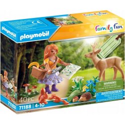 Playmobil 71188, zielarka i leśne zwierzęta