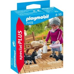 Playmobil 71172, babcia z kotkami