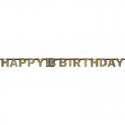 Girlanda na 18 Urodziny "Happy 18th Birthday" - 213 x 16.2 cm