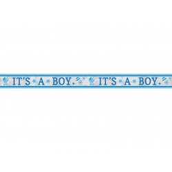 Baner Foliowy na Baby Shower "It's a Boy" 7.62 x 12.7 cm