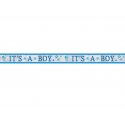 Baner Foliowy na Baby Shower "It's a Boy" 7.62 x 12.7 cm