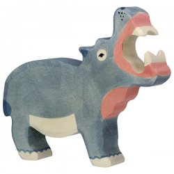 Drewniana figurka Hipopotam, Goki 80160