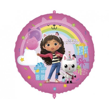 Balon Foliowy Gabby's Dollhouse - Koci Domek Gabi - 46 cm