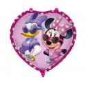 Balon Serce Myszka Minnie - Disney Junior - 46 cm