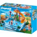 Playmobil 4858, Basen odkryty ze zjeżdżalnią