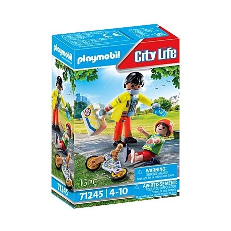 Playmobil 71245, Sanitariusz z pacjentem