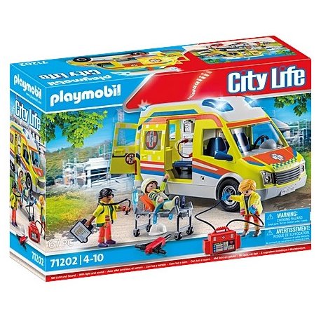 Playmobil 71202, Karetka pogotowia ze światłem i dźwiękiem