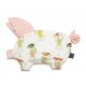 Poduszka Sleepy Pig, Frogs, Powder Pink, La Millou