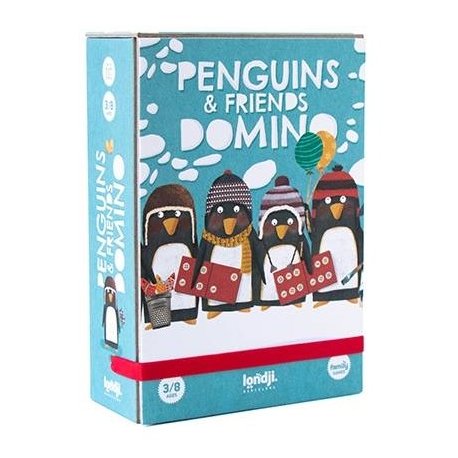 Gra domino Pingwiny i przyjaciele, Penguins and friends, Londji DI009