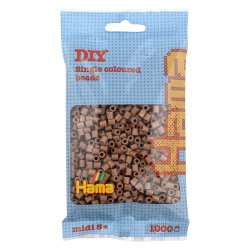 Hama 207-76 - Kolor nugat - 1000 szt midi